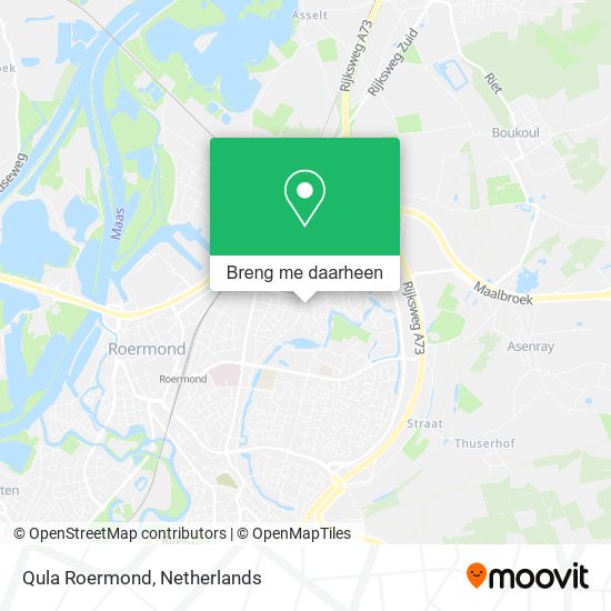 Qula Roermond kaart