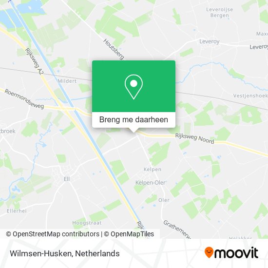 Wilmsen-Husken kaart