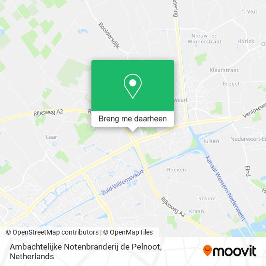 Ambachtelijke Notenbranderij de Pelnoot kaart