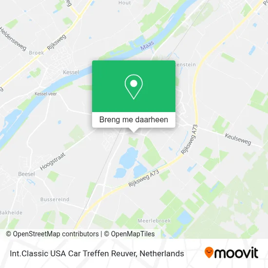 Int.Classic USA Car Treffen Reuver kaart