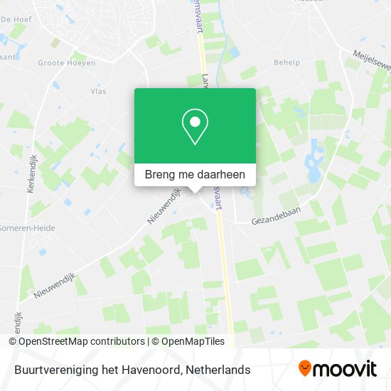 Buurtvereniging het Havenoord kaart