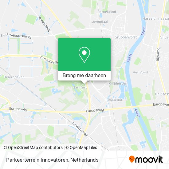 Parkeerterrein Innovatoren kaart