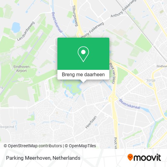Parking Meerhoven kaart