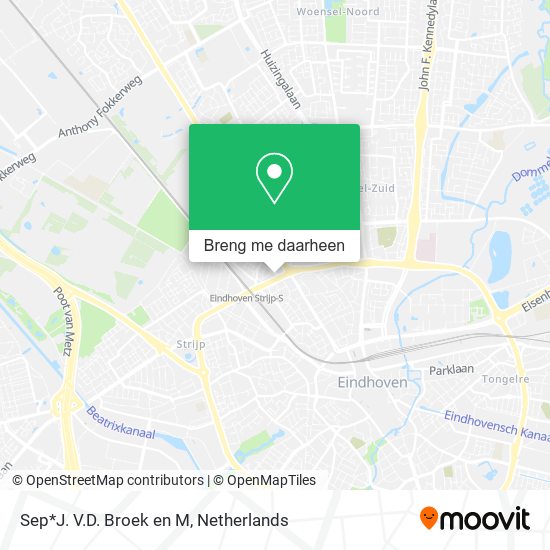 Sep*J. V.D. Broek en M kaart