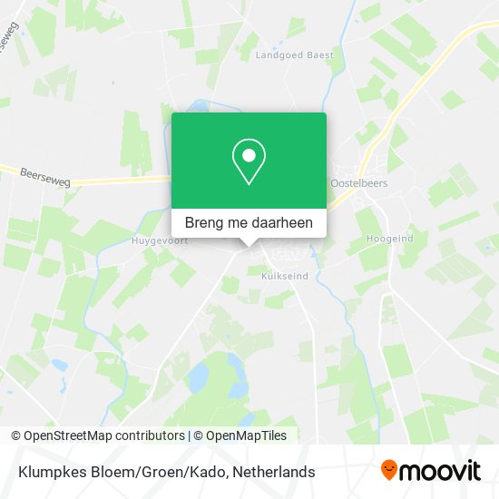 Klumpkes Bloem/Groen/Kado kaart