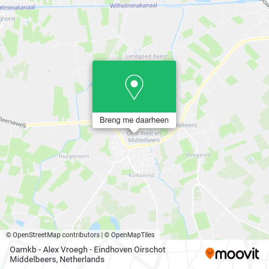 Oamkb - Alex Vroegh - Eindhoven Oirschot Middelbeers kaart