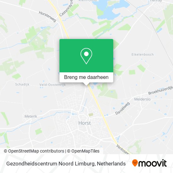 Gezondheidscentrum Noord Limburg kaart