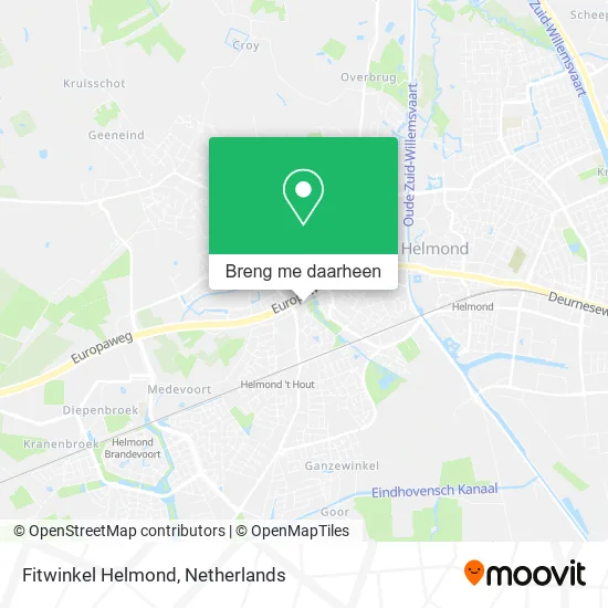 Fitwinkel Helmond kaart