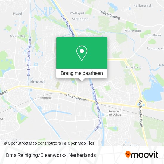 Dms Reiniging/Cleanworkx kaart