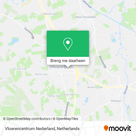 Vloerencentrum Nederland kaart