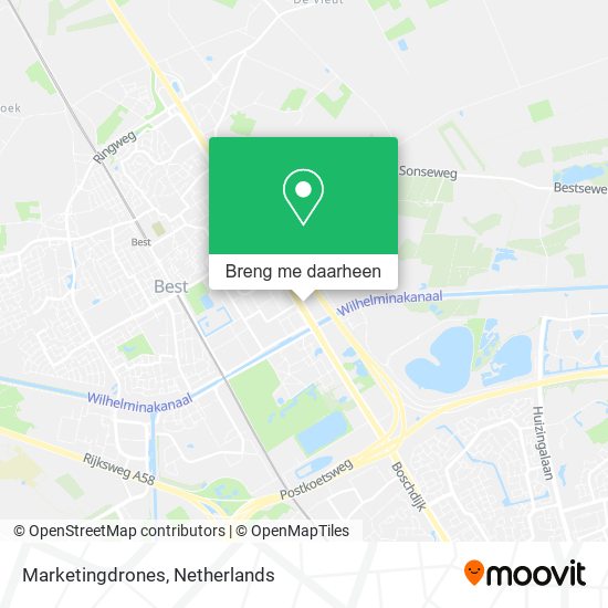 Marketingdrones kaart