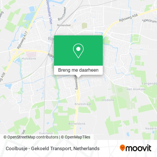 Coolbusje - Gekoeld Transport kaart