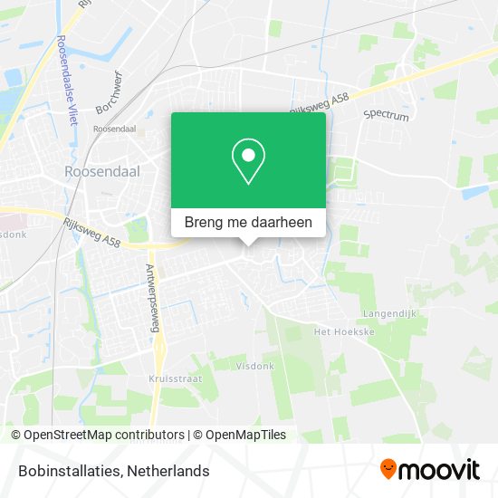 Bobinstallaties kaart