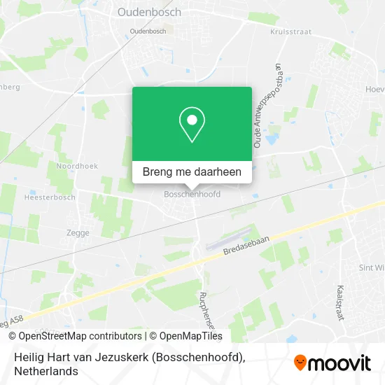 Heilig Hart van Jezuskerk (Bosschenhoofd) kaart