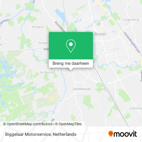 Biggelaar Motorservice kaart