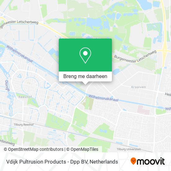 Vdijk Pultrusion Products - Dpp BV kaart