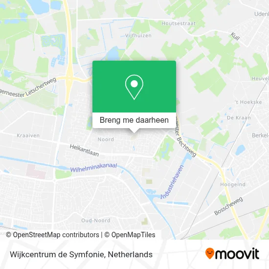 Wijkcentrum de Symfonie kaart