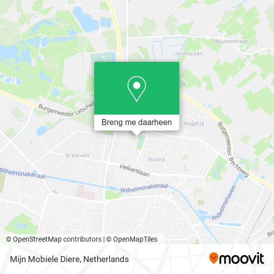 Mijn Mobiele Diere kaart