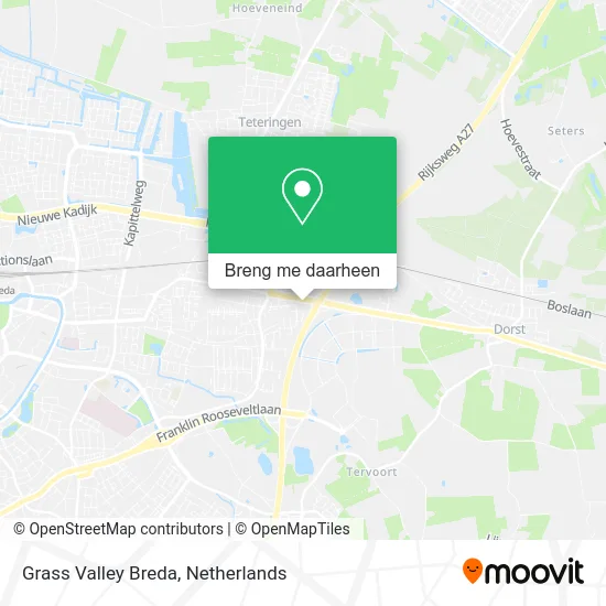 Grass Valley Breda kaart