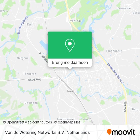 Van de Wetering Networks B.V. kaart