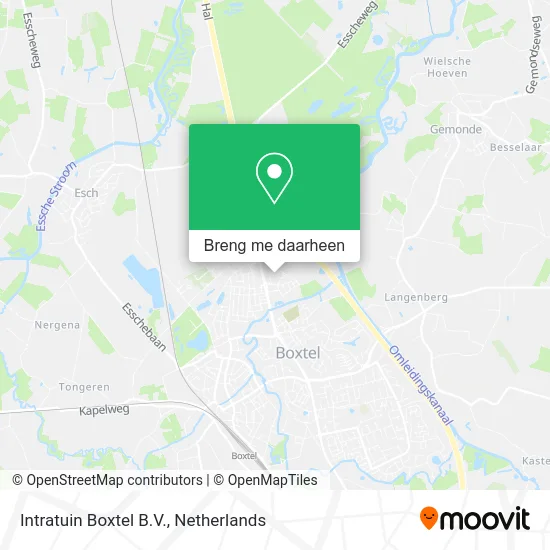 Intratuin Boxtel B.V. kaart