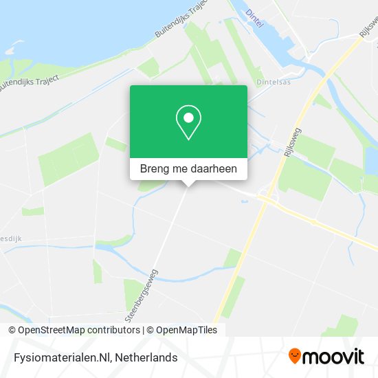 Fysiomaterialen.Nl kaart