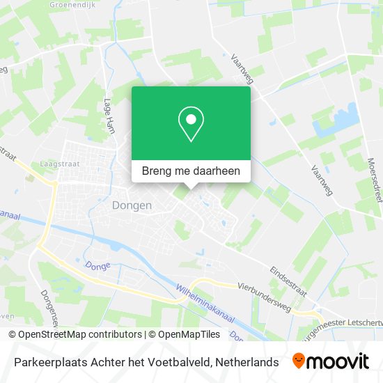 Parkeerplaats Achter het Voetbalveld kaart