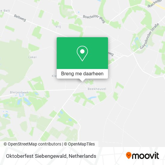 Oktoberfest Siebengewald kaart