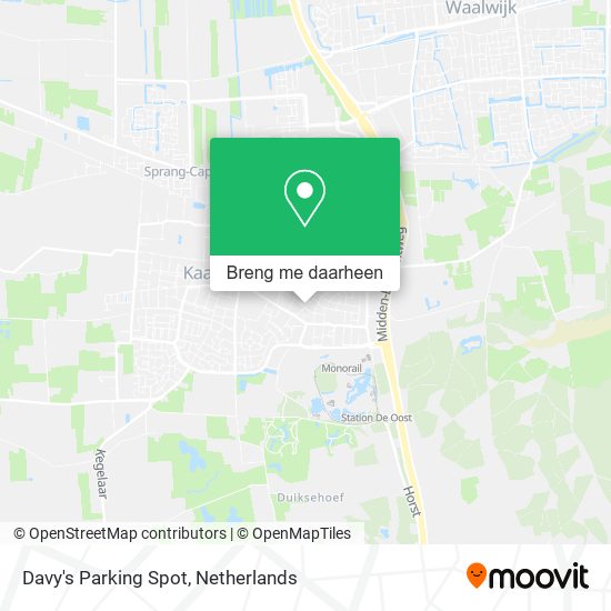 Davy's Parking Spot kaart