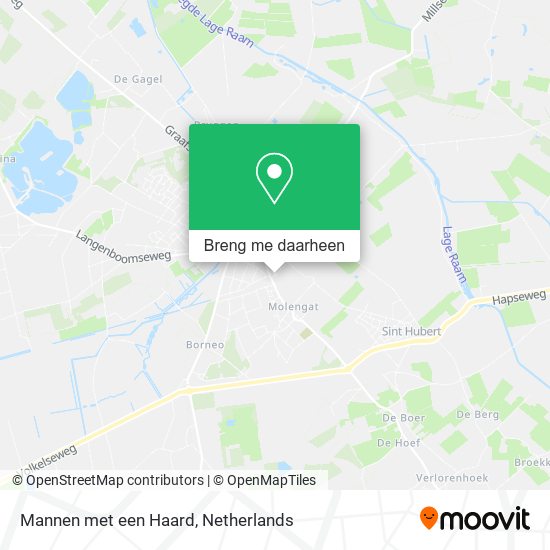 Mannen met een Haard kaart