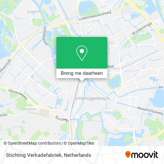 Stichting Verkadefabriek kaart