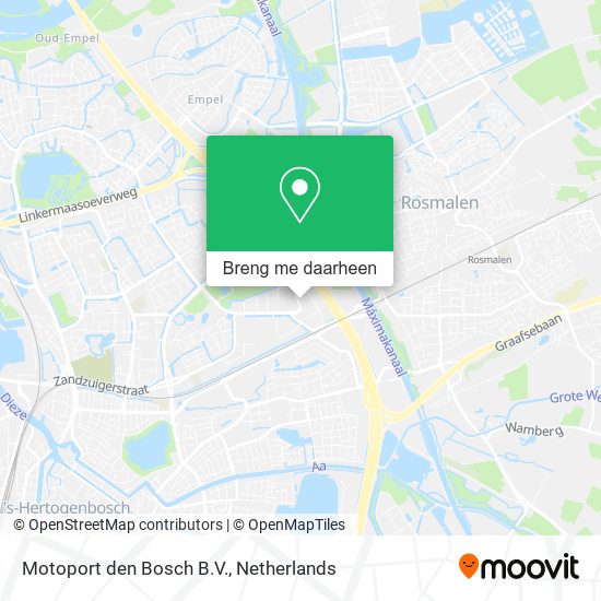 Motoport den Bosch B.V. kaart