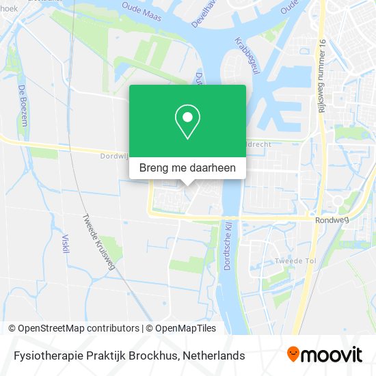 Fysiotherapie Praktijk Brockhus kaart
