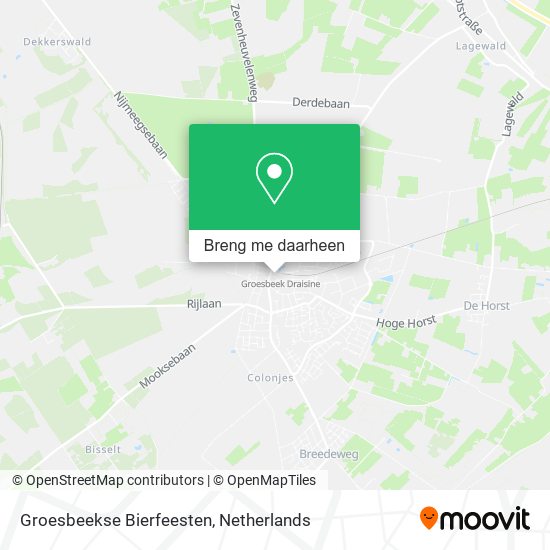 Groesbeekse Bierfeesten kaart