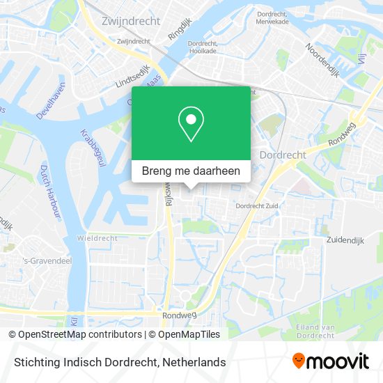 Stichting Indisch Dordrecht kaart