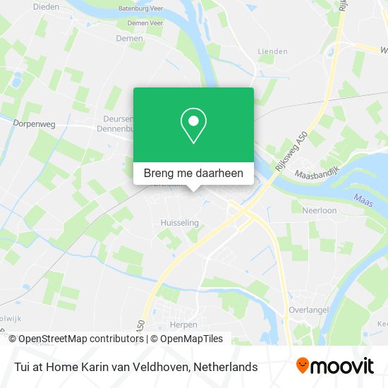 Tui at Home Karin van Veldhoven kaart