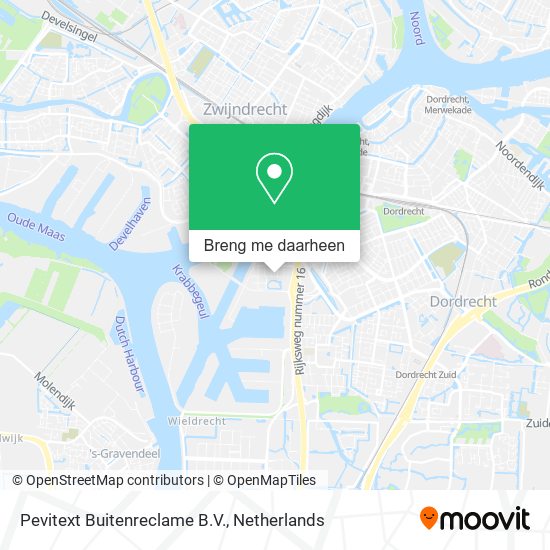 Pevitext Buitenreclame B.V. kaart