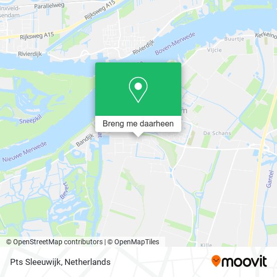 Pts Sleeuwijk kaart