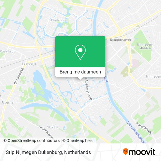 Stip Nijmegen Dukenburg kaart