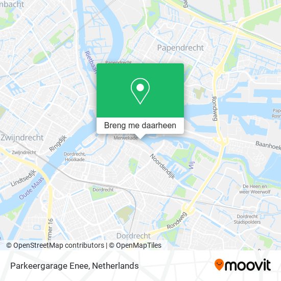 Parkeergarage Enee kaart