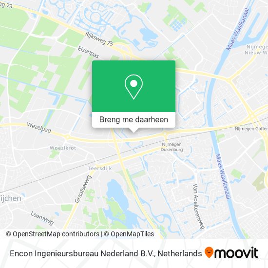 Encon Ingenieursbureau Nederland B.V. kaart