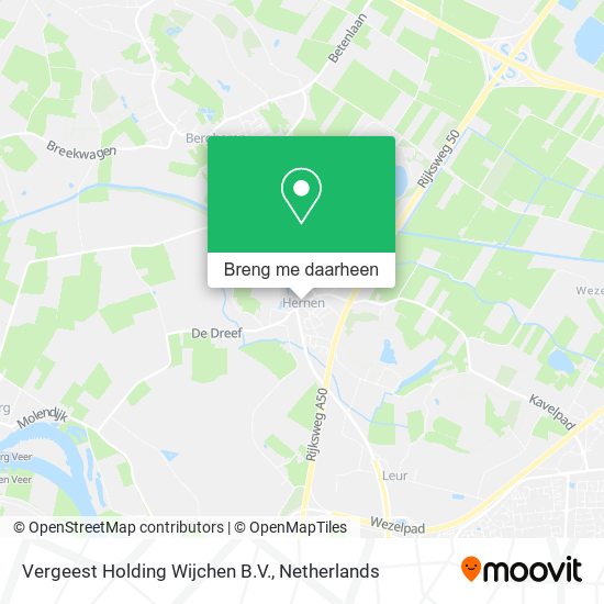 Vergeest Holding Wijchen B.V. kaart