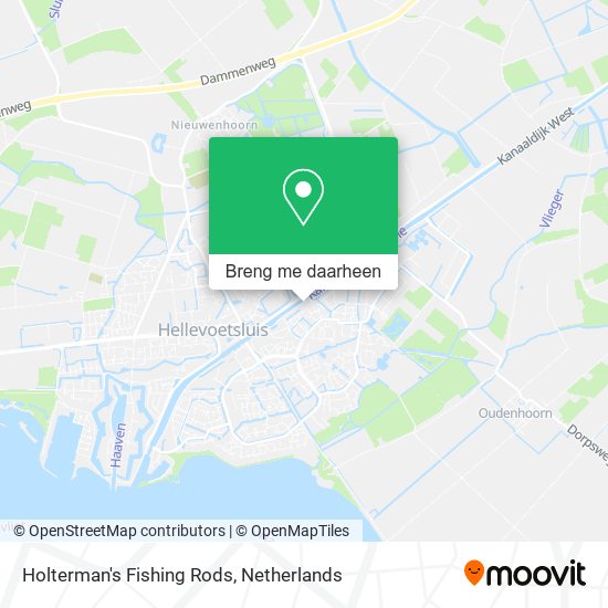 Holterman's Fishing Rods kaart