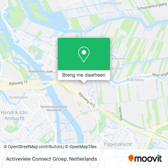 Activeview Connect Groep kaart