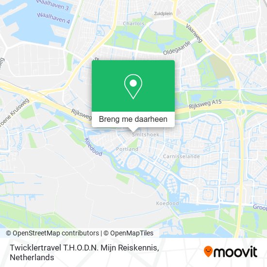 Twicklertravel T.H.O.D.N. Mijn Reiskennis kaart