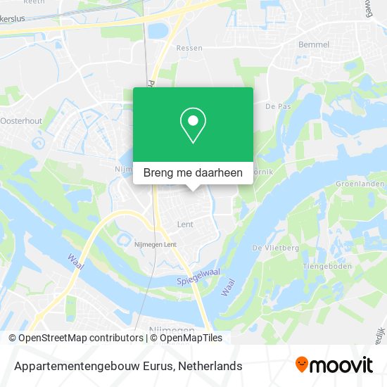 Appartementengebouw Eurus kaart