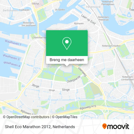 Shell Eco Marathon 2012 kaart