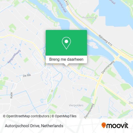 Autorijschool Drive kaart