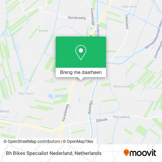 Bh Bikes Specialist Nederland kaart