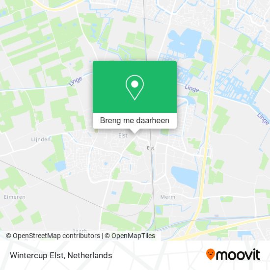 Wintercup Elst kaart